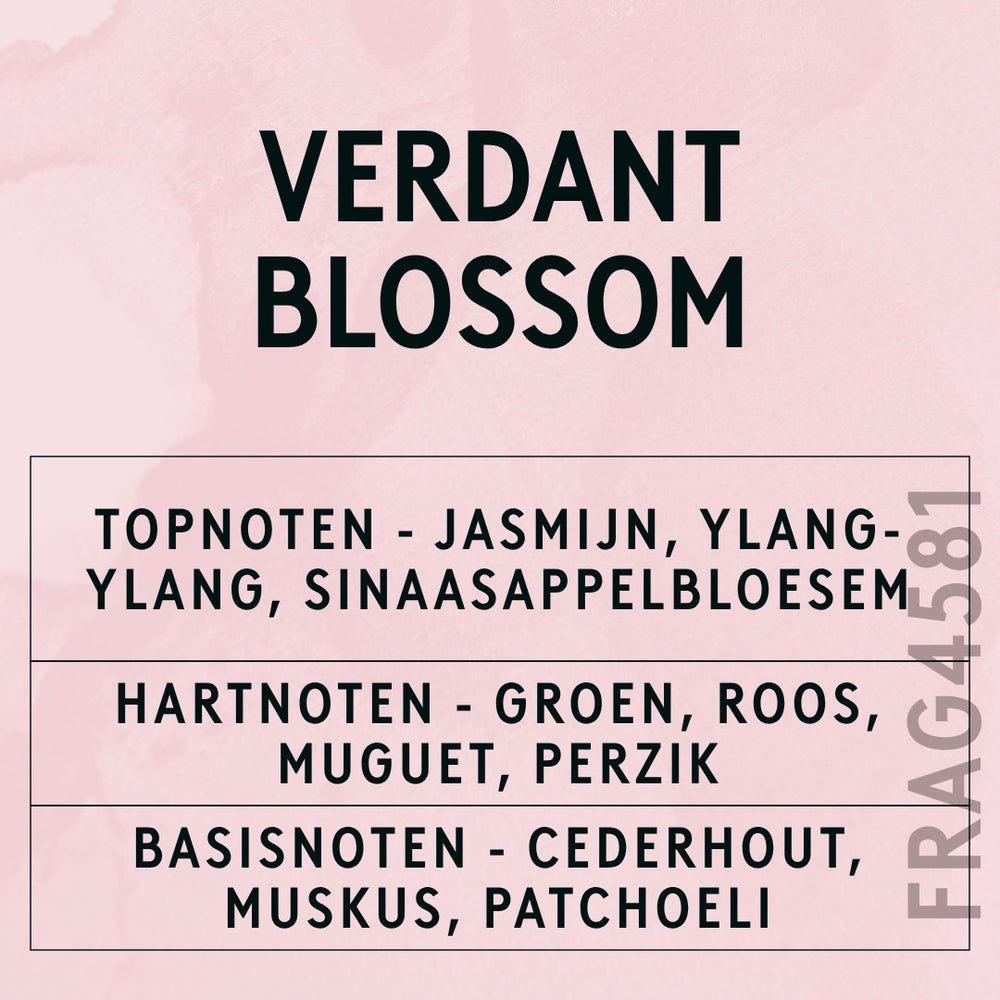 Verdant Blossom Fragrance Oil scent card (Dutch)