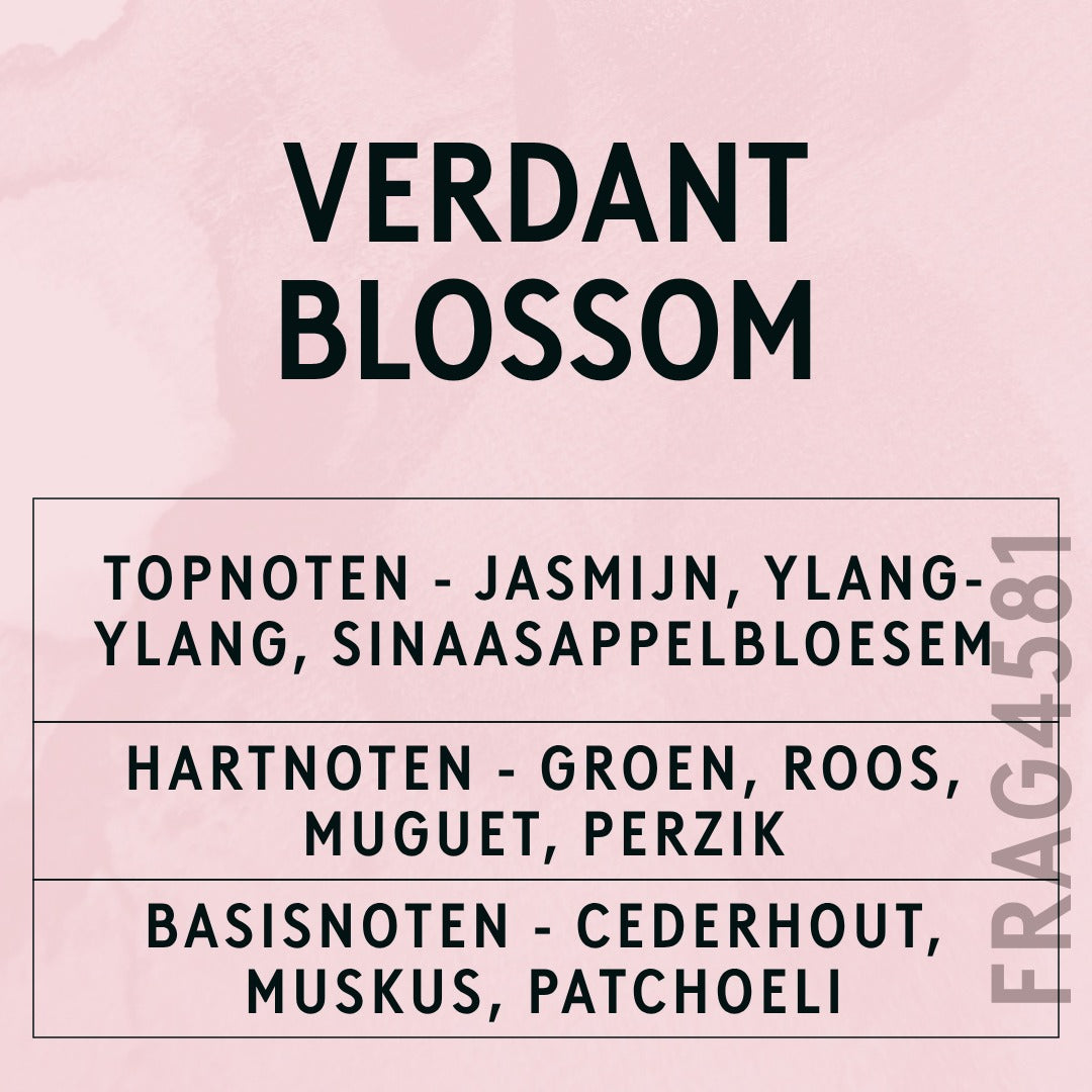 Verdant Blossom Fragrance Oil scent card (Dutch)