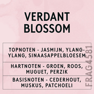 Verdant Blossom Fragrance Oil scent card (Dutch)