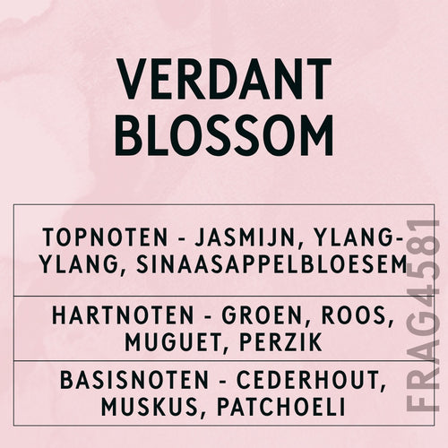Verdant Blossom Fragrance Oil scent card (Dutch)