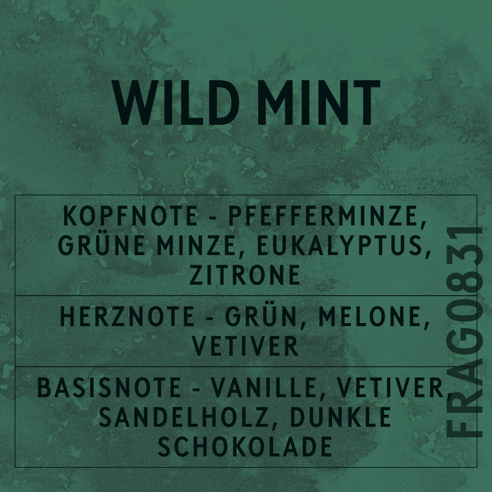 Wild Mint Fragrance Oil scent card (German)