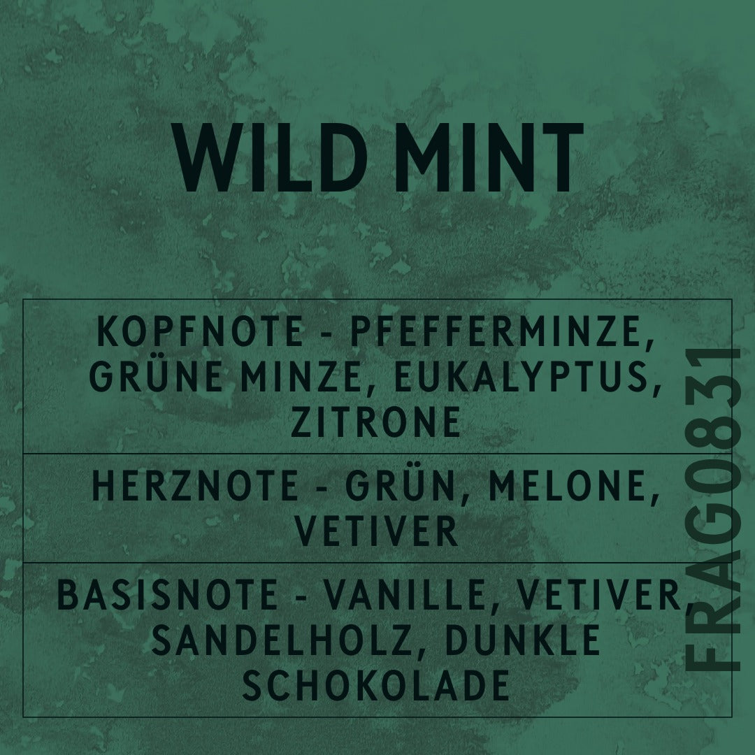 Wild Mint Fragrance Oil scent card (German)