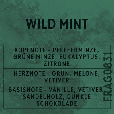 Wild Mint Fragrance Oil scent card (German)