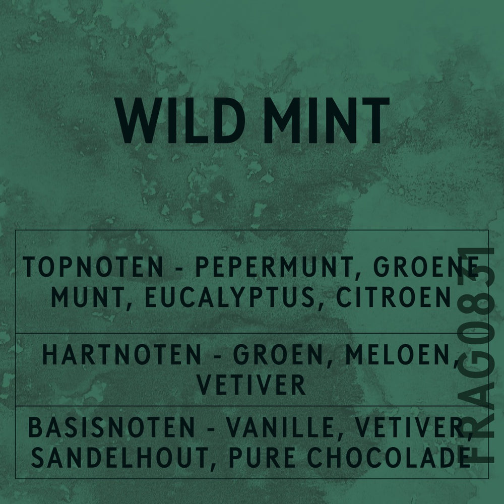 Wild Mint Fragrance Oil scent card (Dutch)