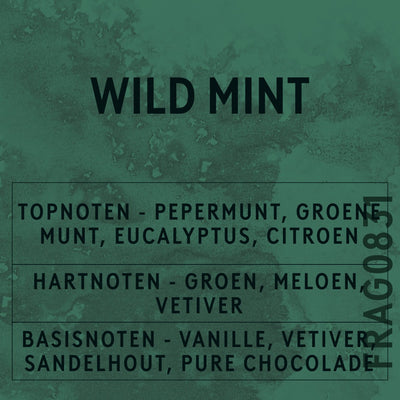 Wild Mint Fragrance Oil scent card (Dutch)