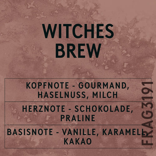 Witches Brew Fragrance Oil scent card (German)