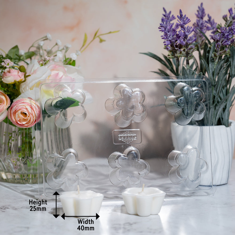 dimensions Floating Rosette - Pillar Candle Mould