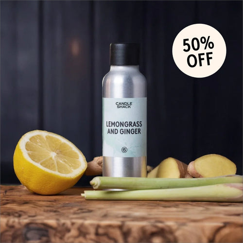 Huile Parfumée Citronnelle & Gingembre pour Bougie