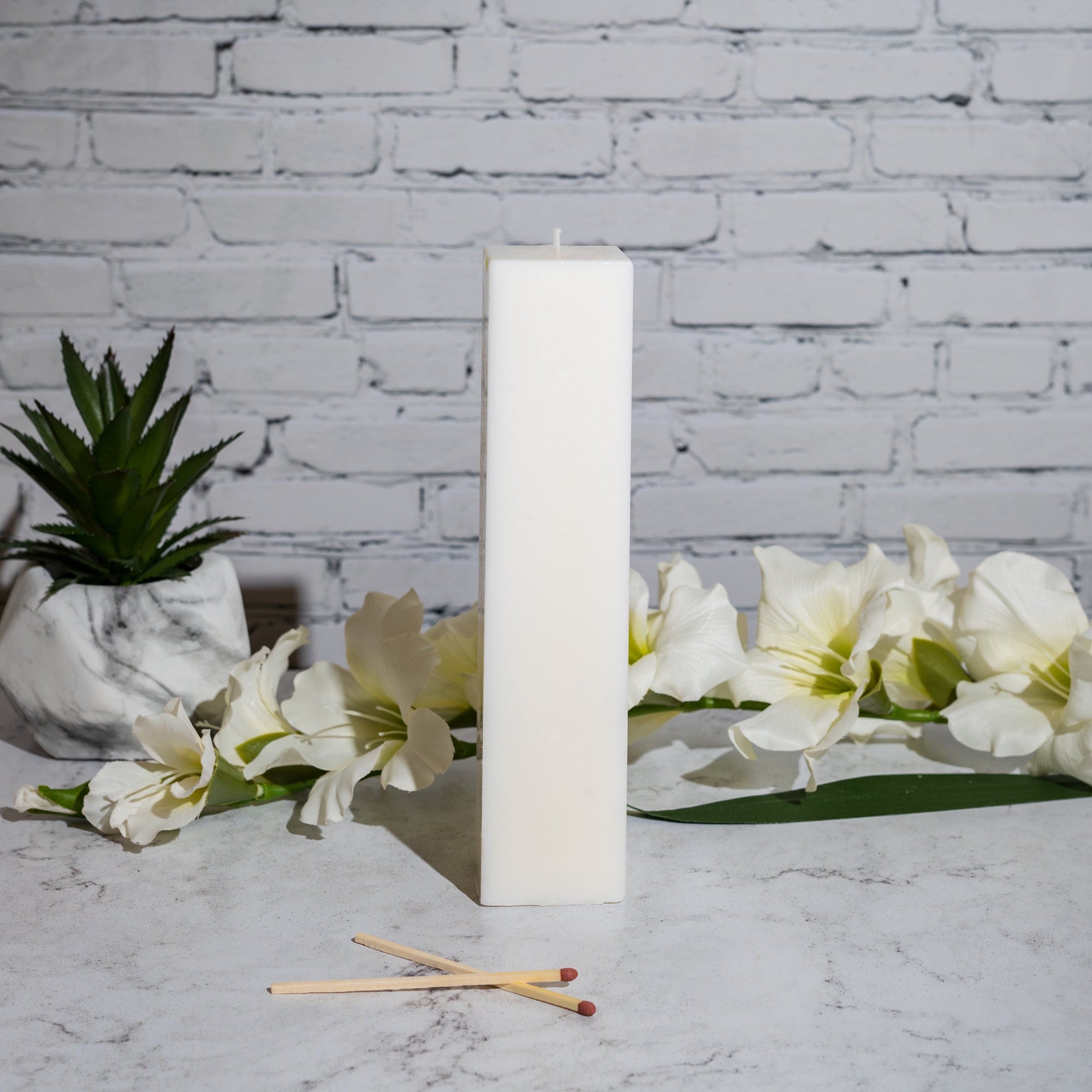 1 Rectangle Pillar Candle 