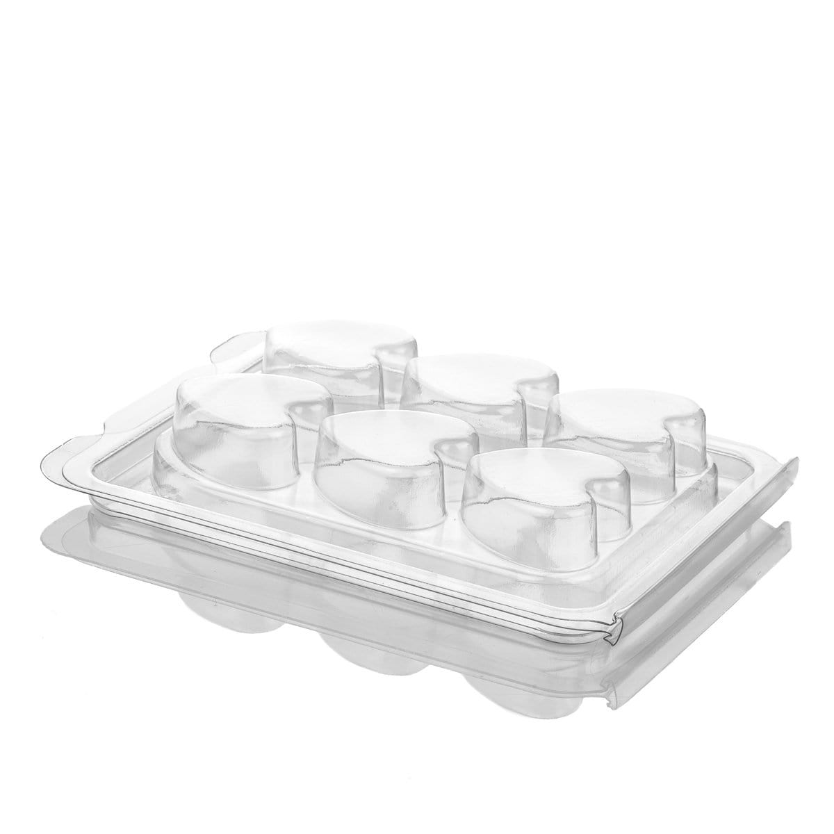 Shell ice cube tray with lid