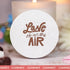 Candle Shack BV Lid Love Is In The Air - White Wooden Lid - For 30cl Lotti & Lucy