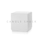 Candle Shack Candle Box Luxury Rigid Box for 30cl Ebony - White - Boxes of 48