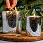 Candle Shack Candle Jar 30cl Ebony Luxury Candle Jar - Electroplated Silver (box of 6)