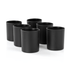 Candle Shack Candle Jar 30cl Lotti Candle Glass - Externally Black Matt (box of 6)