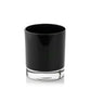 Candle Shack Candle Jar 30cl Lotti Candle Glass - Internally Black Gloss