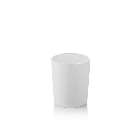Candle Shack Candle Jar 9cl Lauren Candle Glass - Externally White Matt