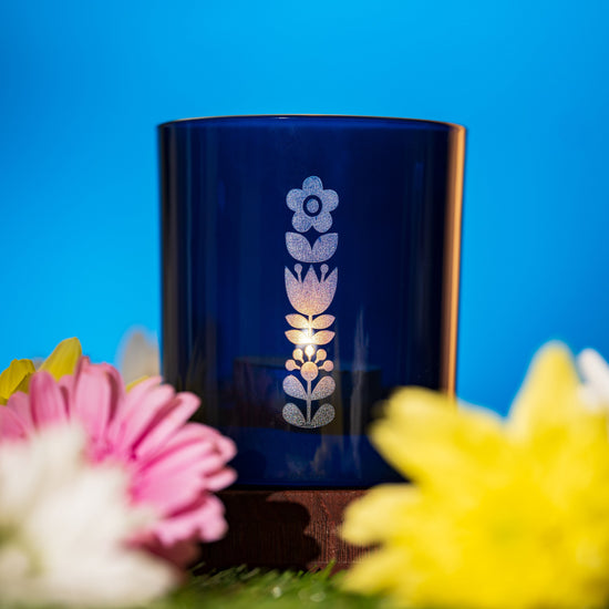 Candle Shack Candle Jar Folklore - Sapphire Blue 30cl Lotti Candle Jar