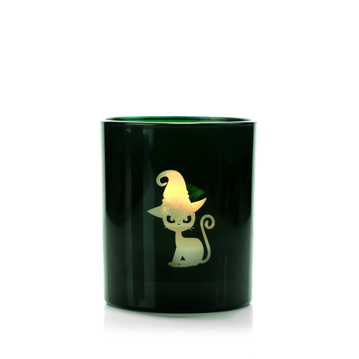 Candle Shack Candle Jar Witch, Please - 30cl Lotti Emerald Laser-etched Halloween Candle Jar