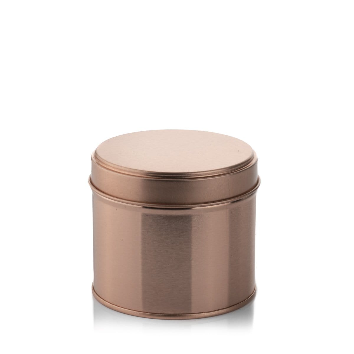 Wholesale High quality candle tins wholesale rose gold copper gold matte  black screw lid candle tins 4 oz ready to ship From m.
