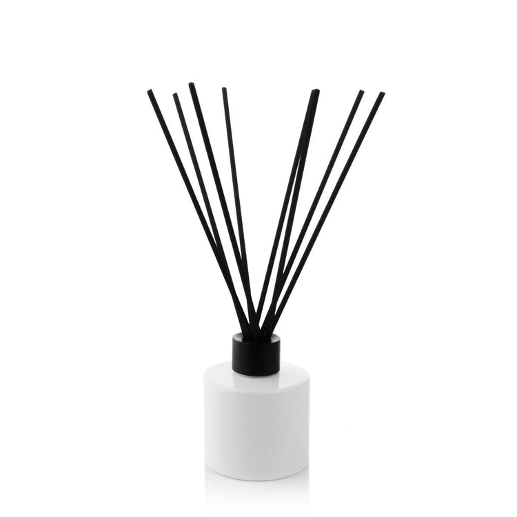 6X 100ml Gloss White Squat Circular Reed Diffuser Bottle – Candle Shack BV