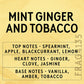 Candle Shack Fragrance Mint Ginger & Tobacco Fragrance Oil