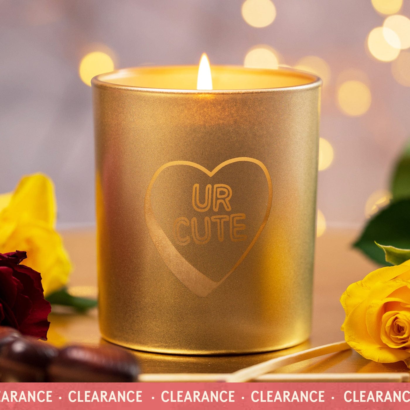 Candle Shack UK Candle Jar UR Cute - 30cl Lotti Laser-Etched Love Candle Jar (Box of 6)